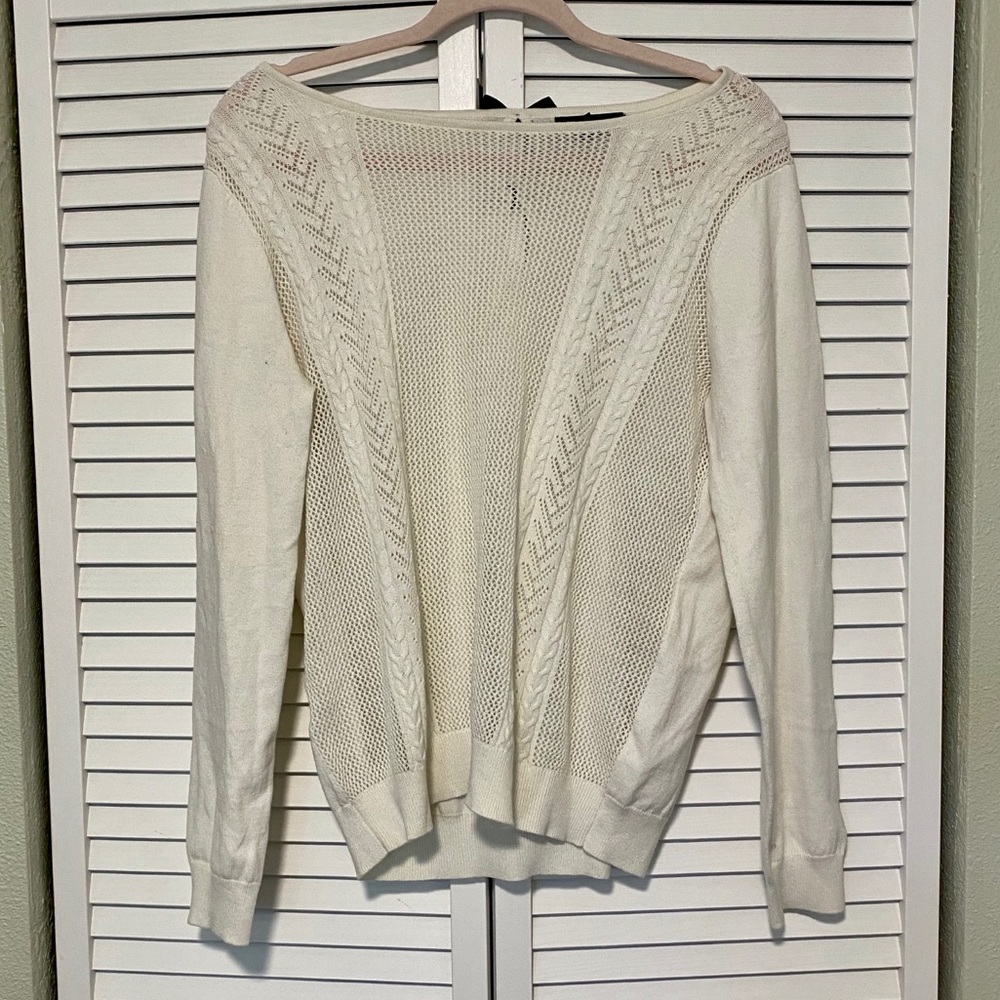 Mango basics knit sweater with bows